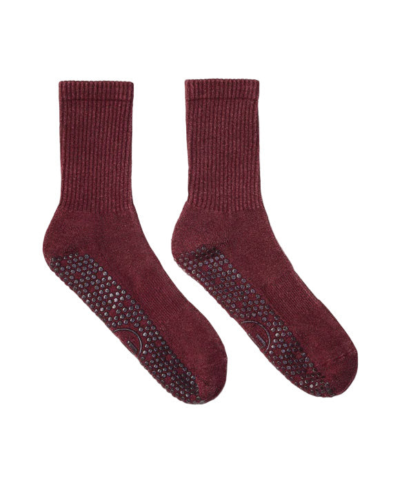 Crew Grip Socks - Dusty Mulberry