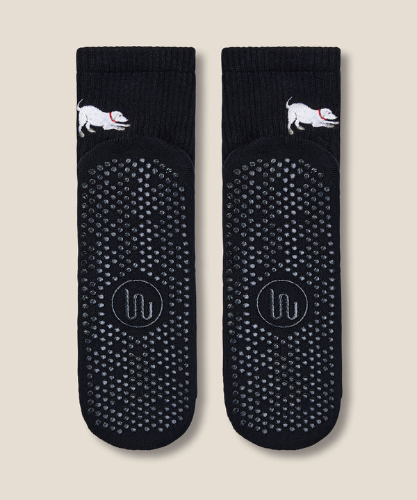 Crew Grip Socks - Labrador Black