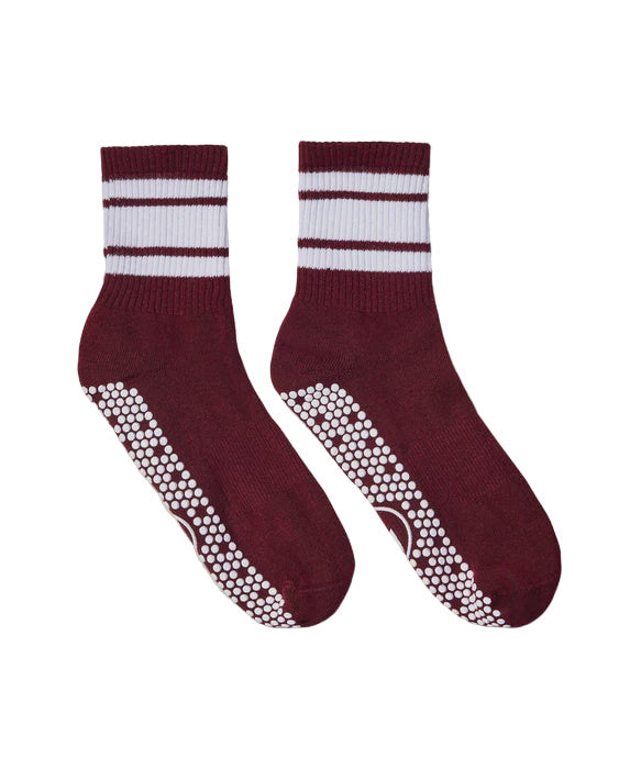 Crew Grip Socks - Mulberry Stripe