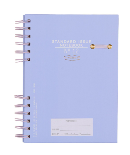 Standard Issue Planner Notebook No. 12 - Lavender + Periwinkle
