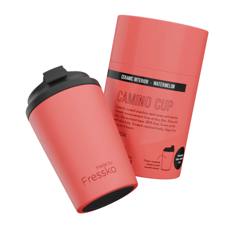 Camino Cup Ceramic 12oz - Watermelon