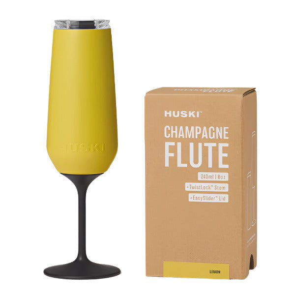 Insulated Champagne Flute - Lemon