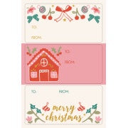 Sticker Gift Labels - Christmas Wallpaper