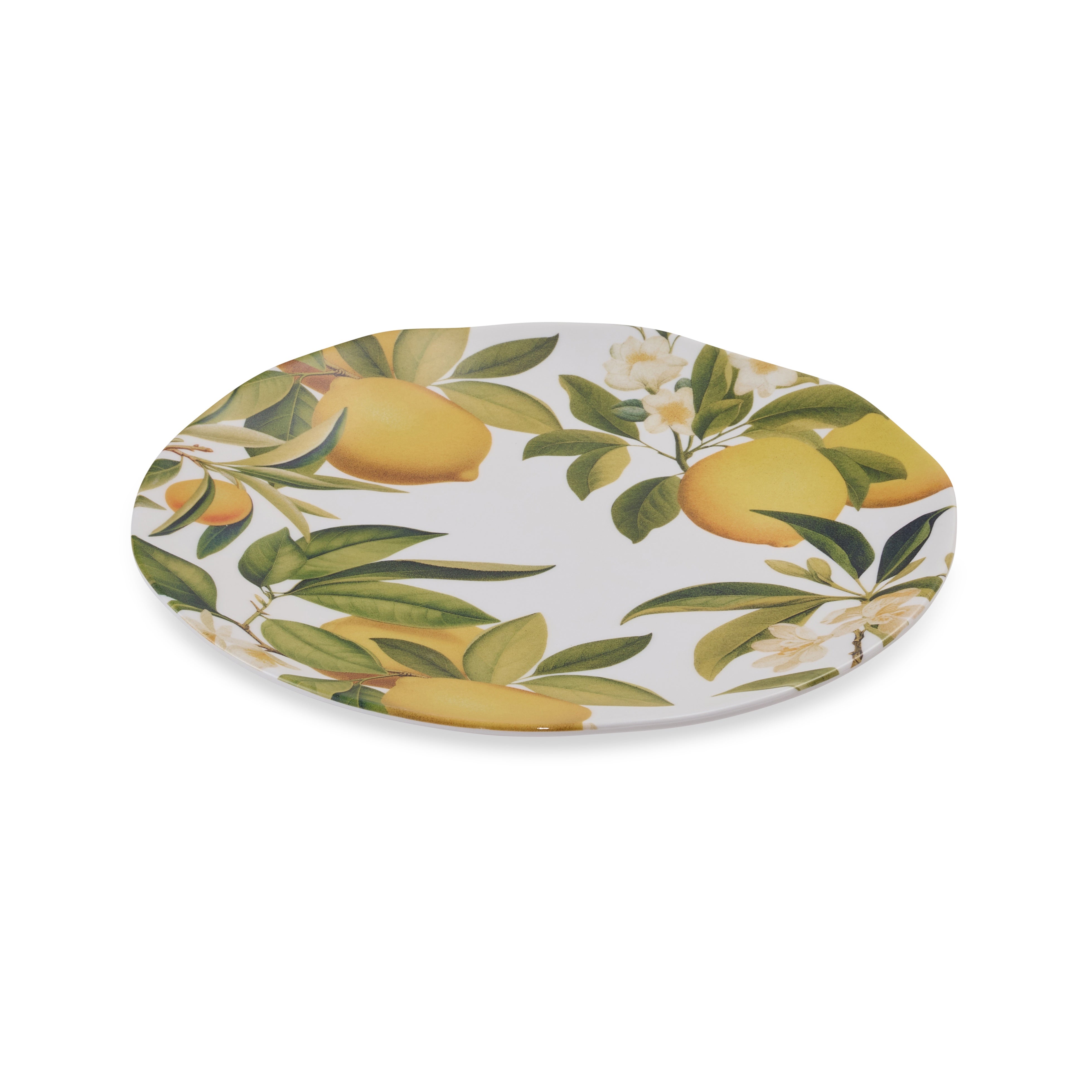 Melamine Large Plate - Citrus Grove Lemon
