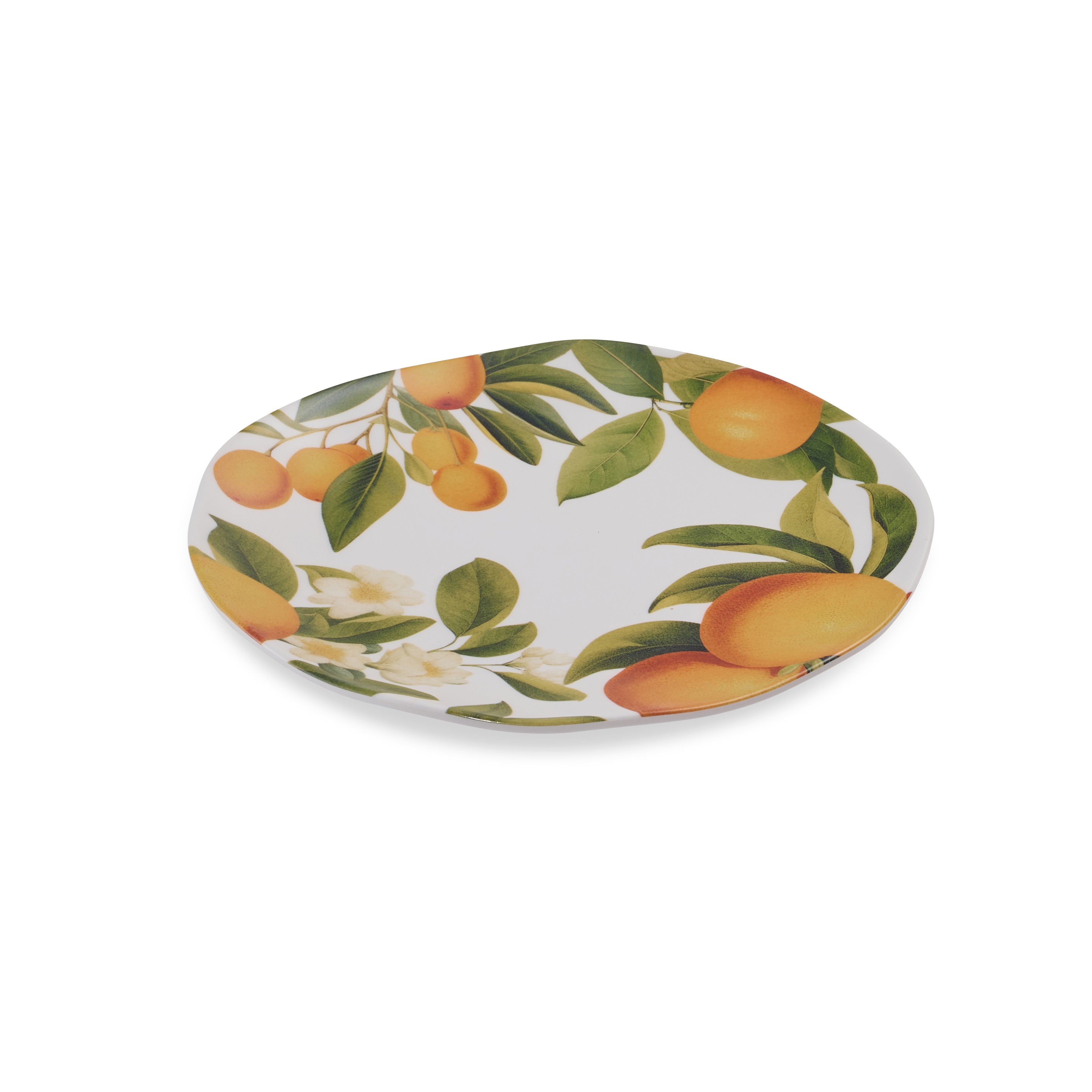 Melamine Small Plate - Citrus Grove Orange