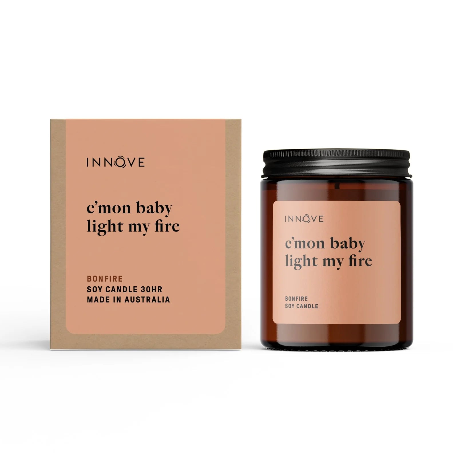 C'mon Baby Light My Fire Candle - Bonfire