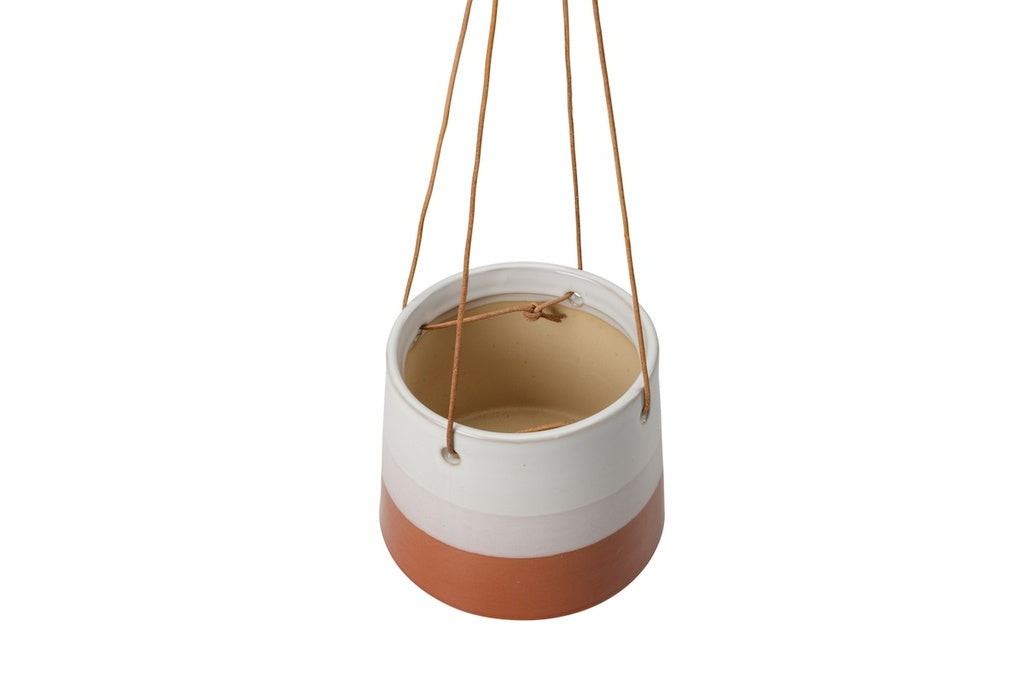 Collector Hanging Pot - Blush/Rust