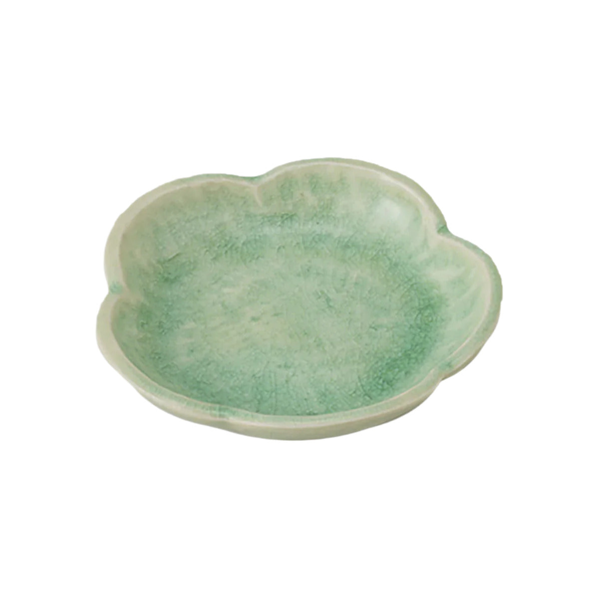 Flower Petal Dish - Light Green