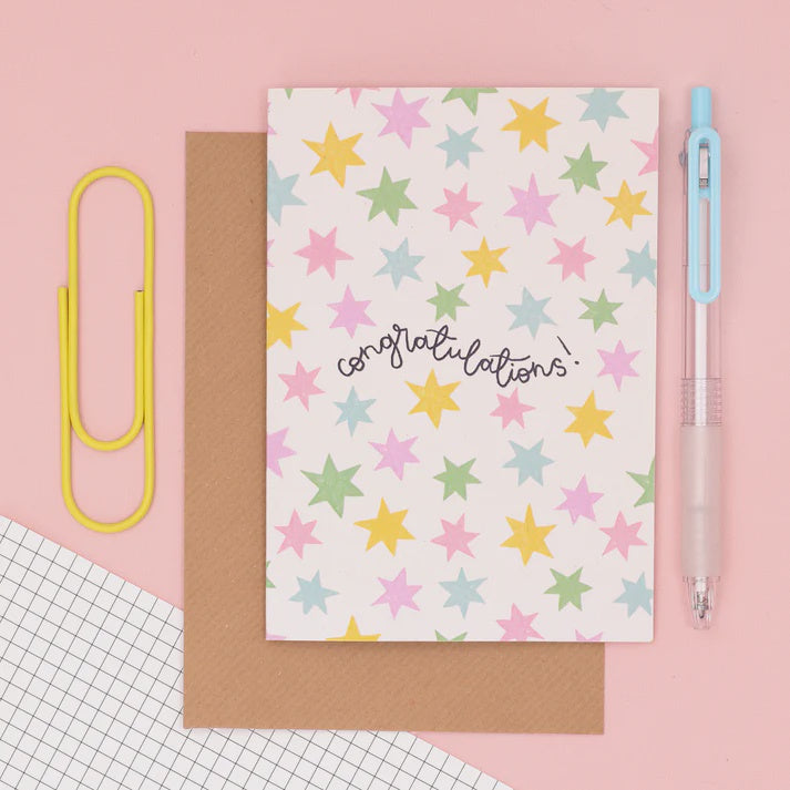 Starry Congratulations Card