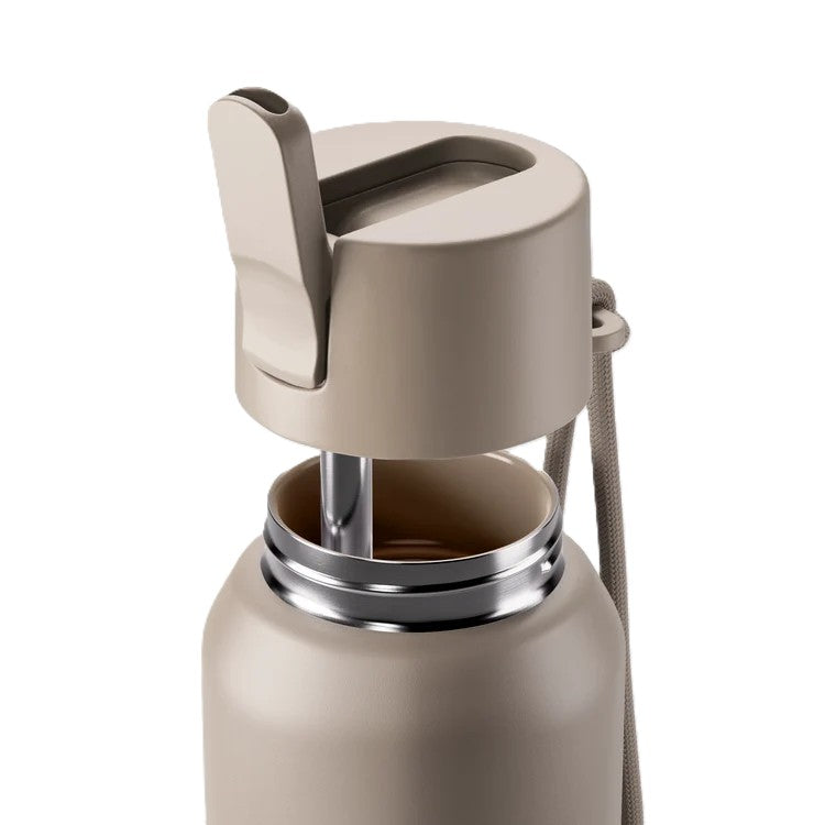 Core Flip Sip Ceramic Bottle 1L - Oat