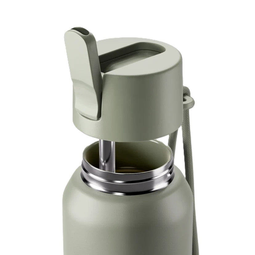 Core Flip Sip Ceramic Bottle 1L - Sage