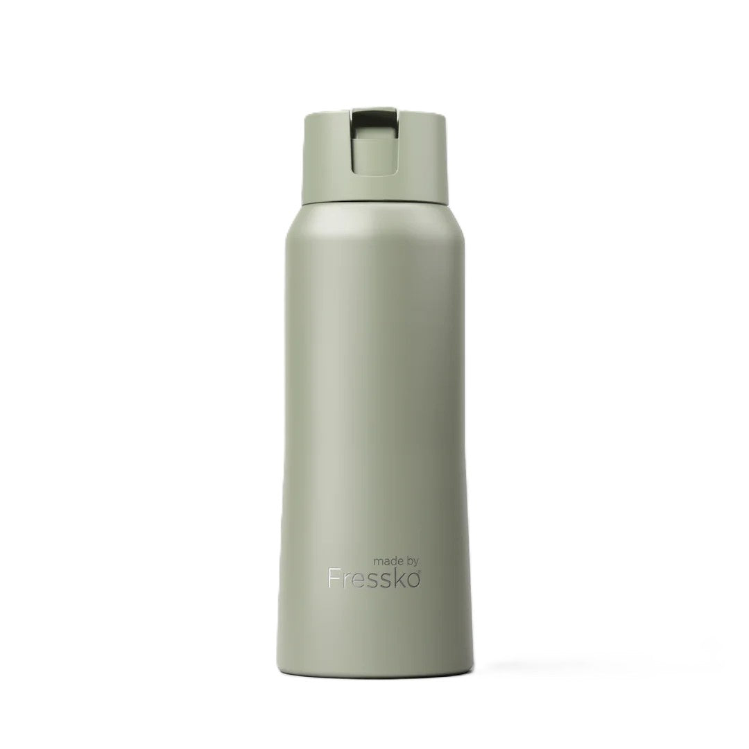 Core Flip Sip Ceramic Bottle 1L - Sage