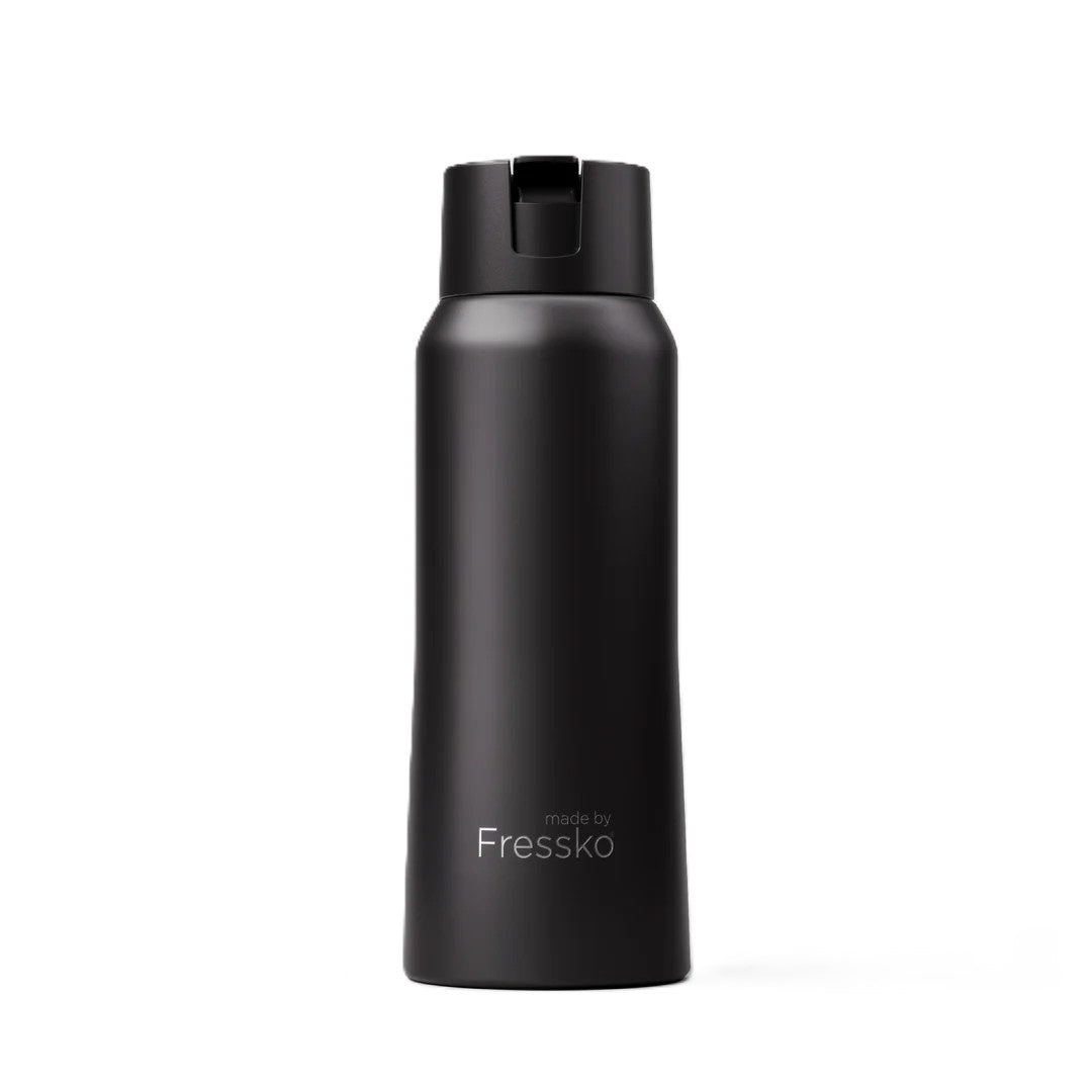 Core Flip Sip Ceramic Bottle 1L - Coal