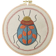 Felt Applique Hoop Kit - Beetle