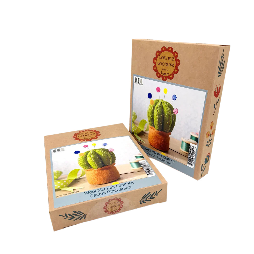 Mini Felt Craft Kit - Cactus Pincushion
