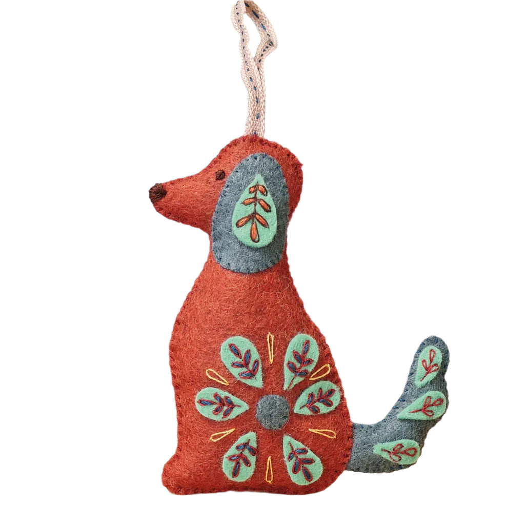 Mini Felt Craft Kit - Folk Embroidered Dog