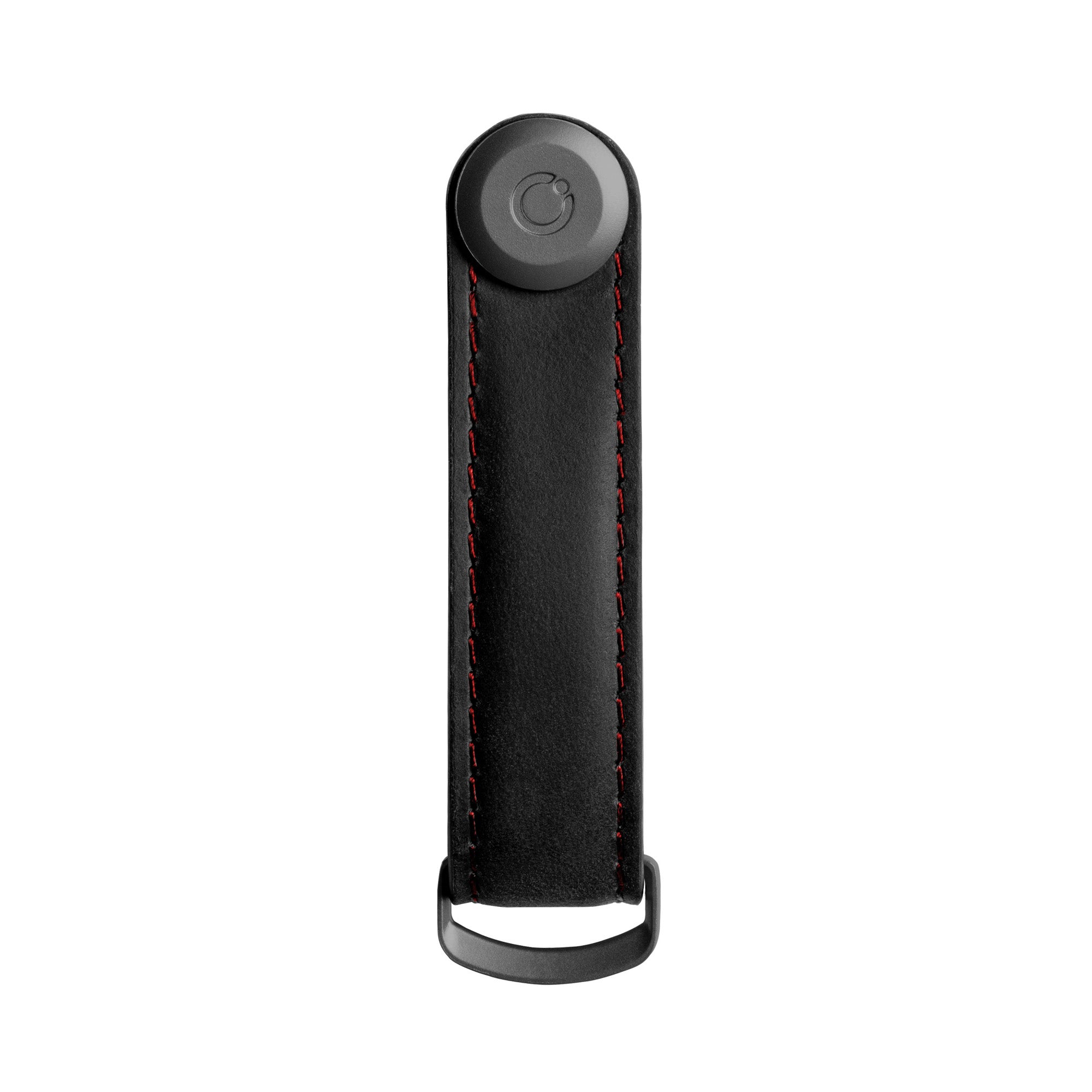 Orbitkey - Crazy Horse  - Black with Red Stitching