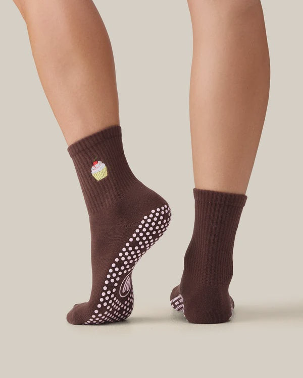 Crew Grip Socks - Cupcake Espresso