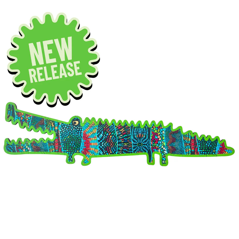 80pc Wooden Puzzle - Mr Croc