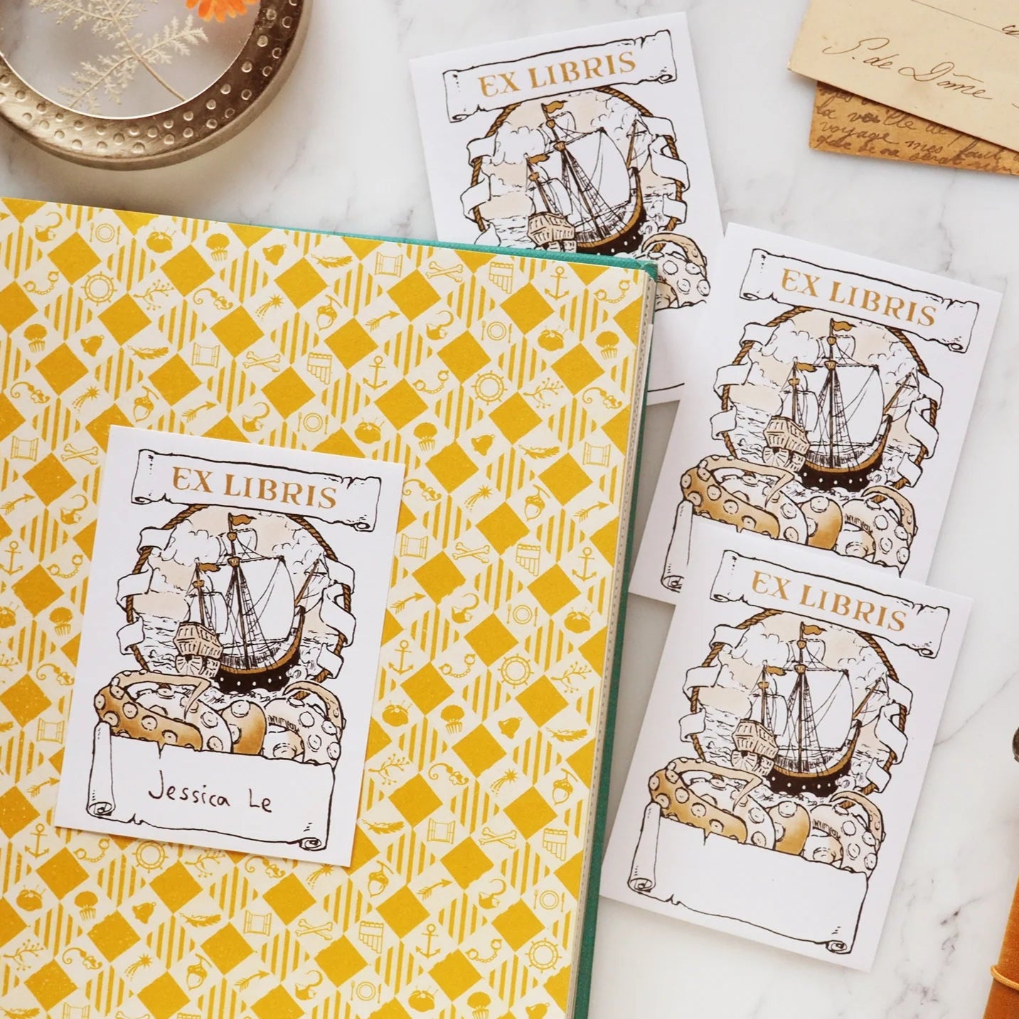 Bookplates - Crossing The Seas