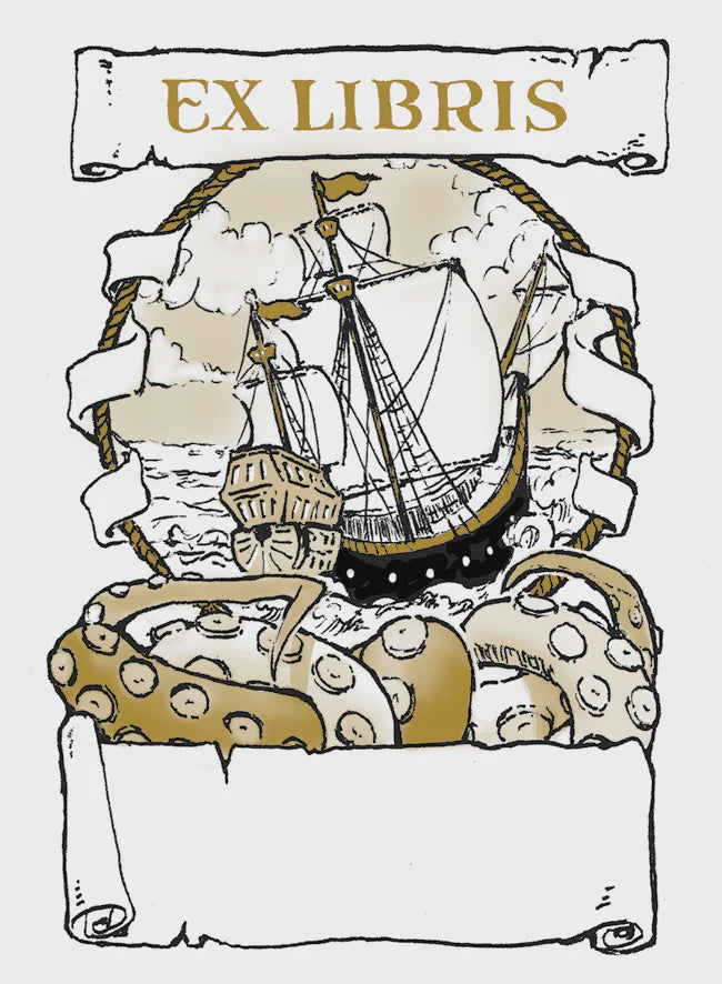Bookplates - Crossing The Seas