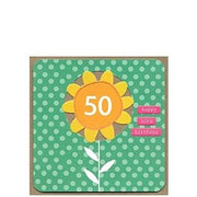 Happy 50th Birthday Card
