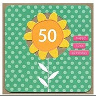 Happy 50th Birthday Card