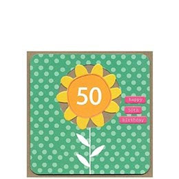 Happy 50th Birthday Card