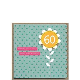 Happy 60th Birthday Card