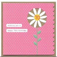 Happy 70th Birthday Card