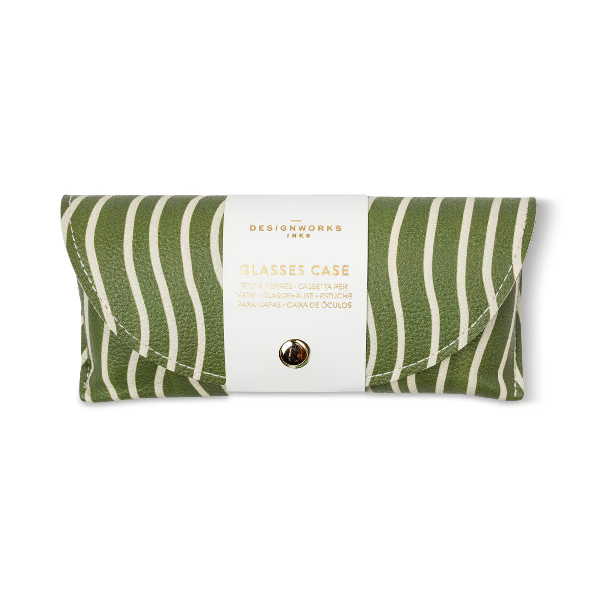 Printed Glasses Case - Wavy Stripe