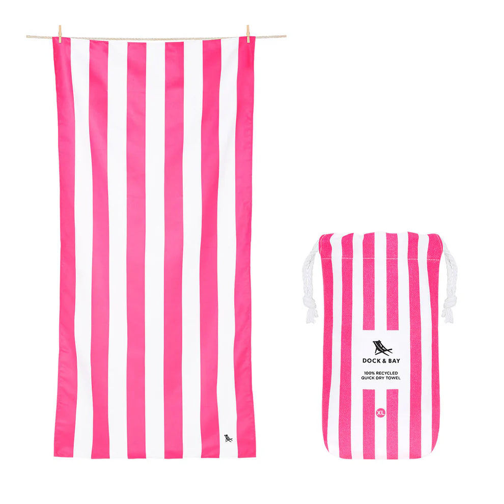 Dock & Bay Beach Towel XL - Phi Phi Pink