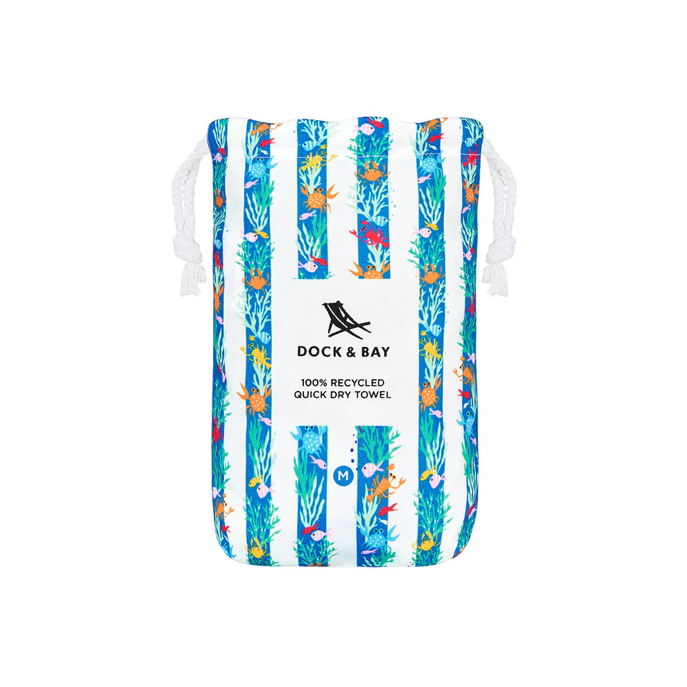 Dock & Bay Kids Beach Towel M - Beneath The Reef