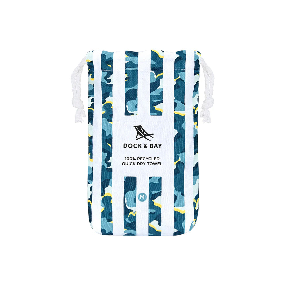 Dock & Bay Kids Beach Towel M - Cool Camo