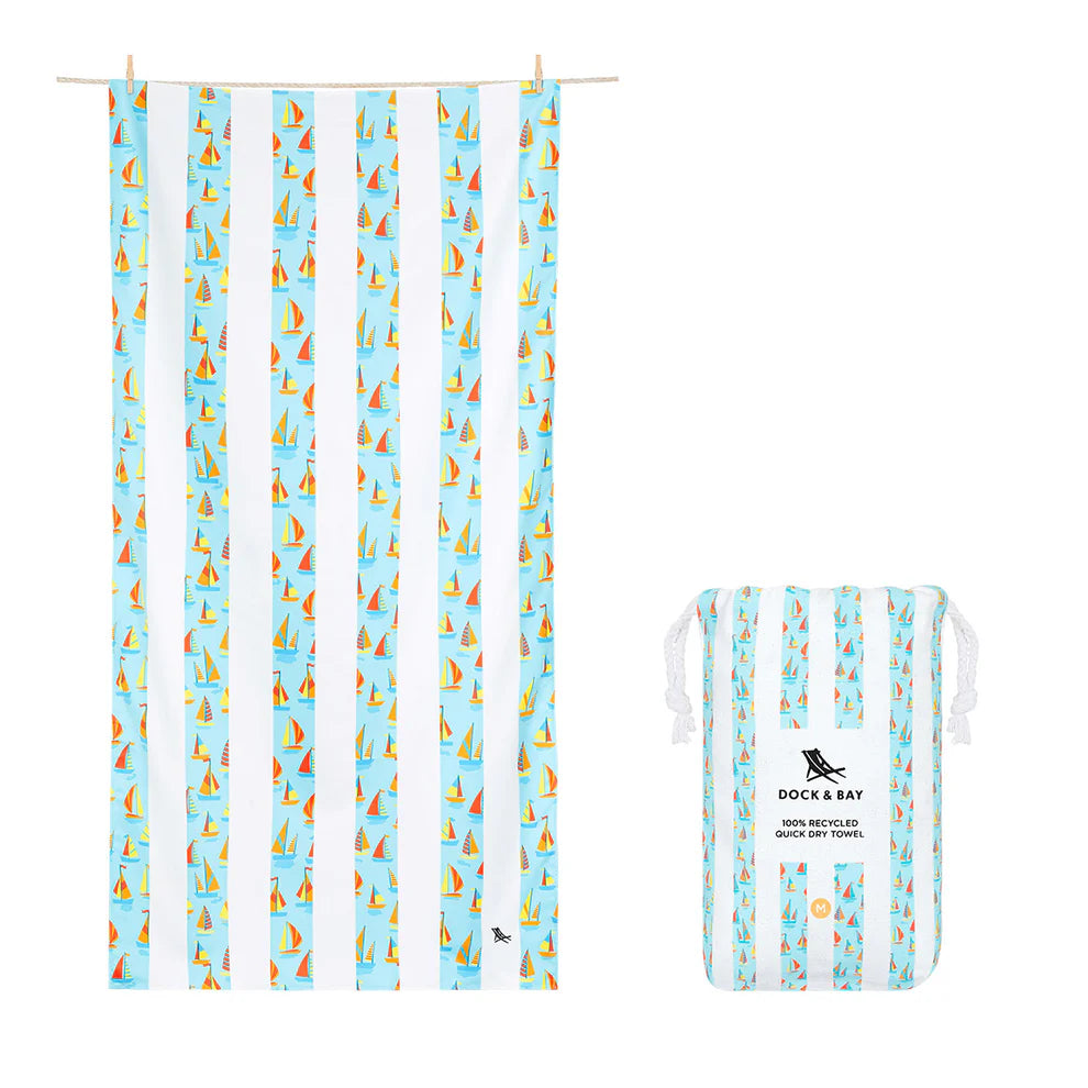 Dock & Bay Kids Beach Towel M - Oh Buoy