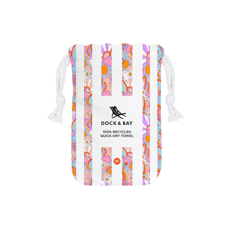 Dock & Bay Kids Beach Towel M - Pink Power