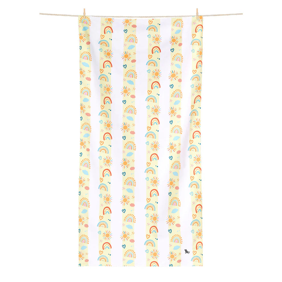 Dock & Bay Kids Beach Towel M - Rainbow Road
