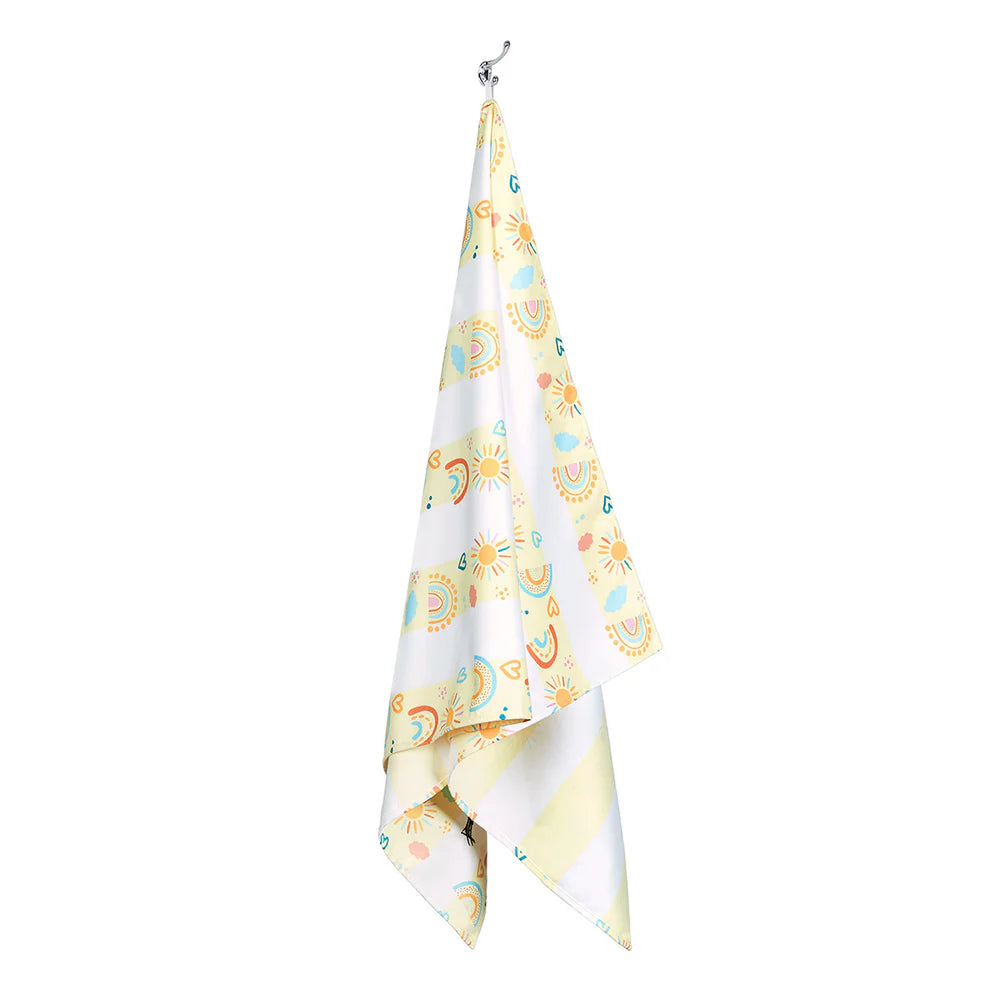 Dock & Bay Kids Beach Towel M - Rainbow Road
