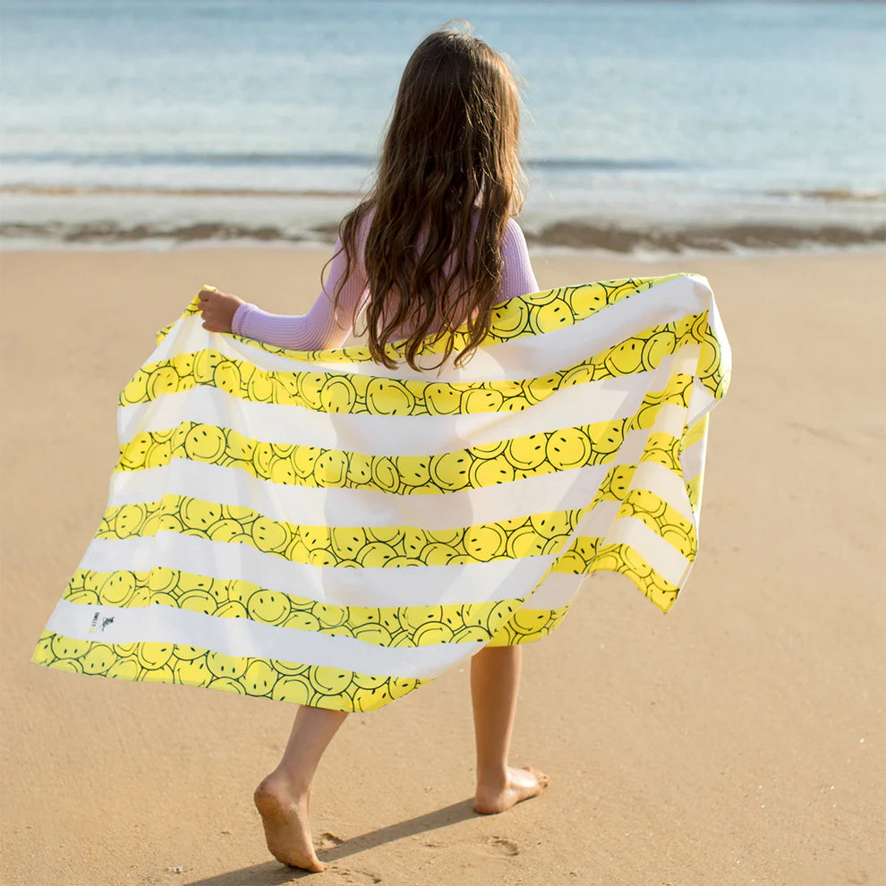 Dock & Bay Kids Beach Towel M - Smiley