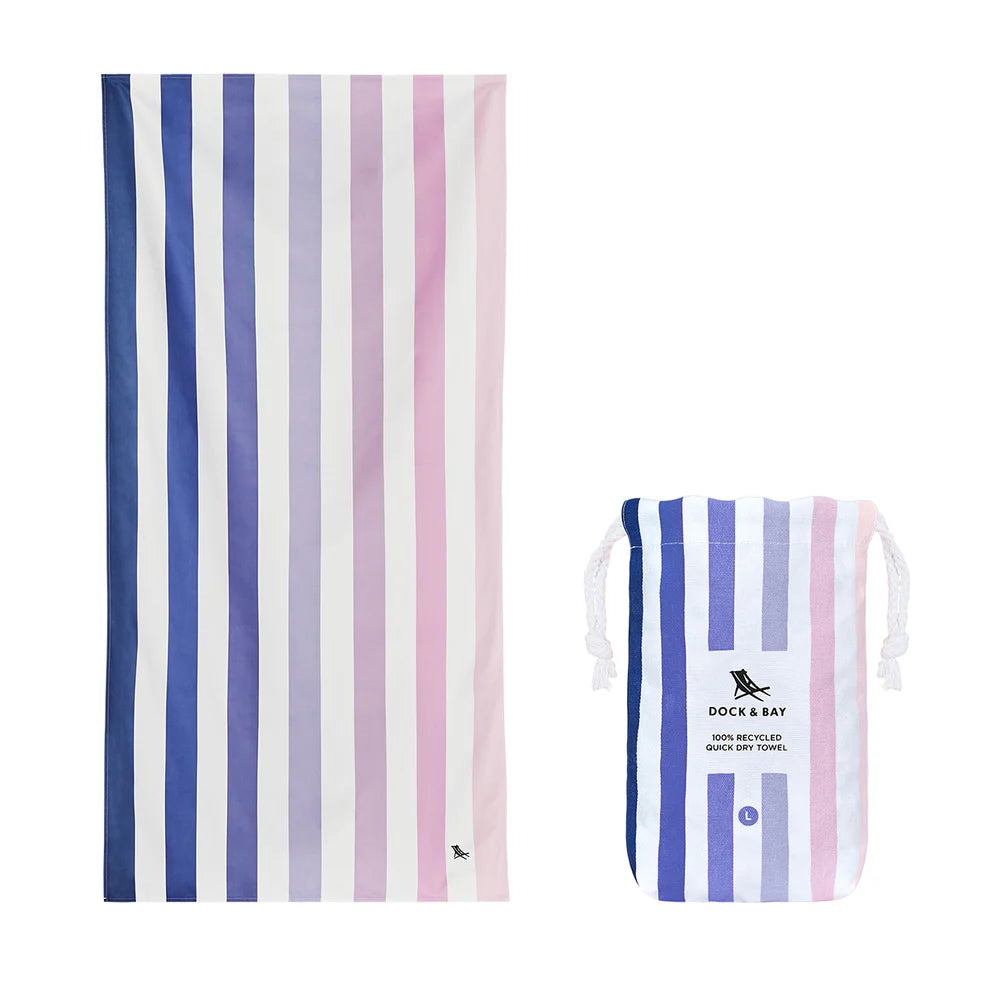 Dock & Bay Beach Towel L - Dusk to Dawn