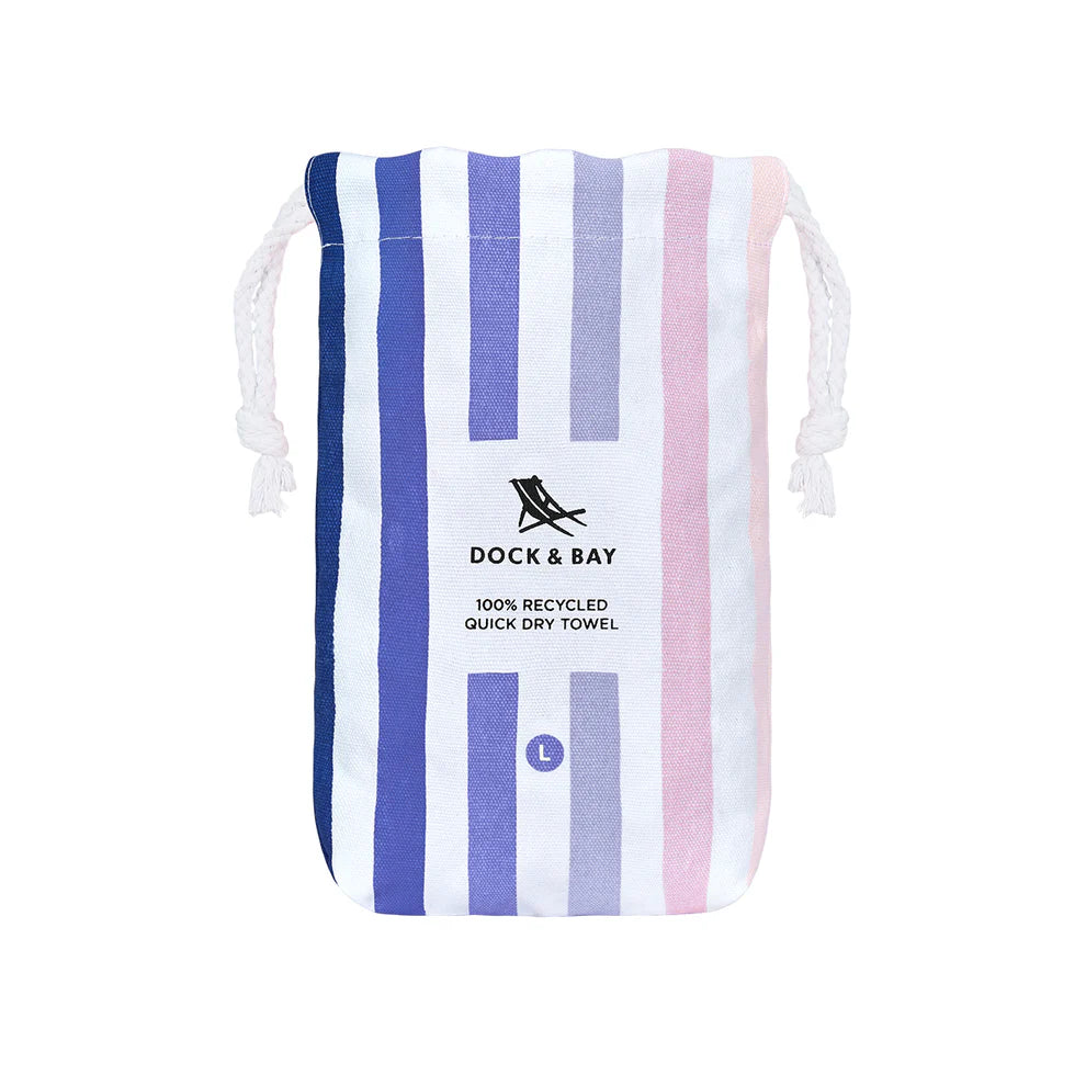 Dock & Bay Beach Towel L - Dusk to Dawn