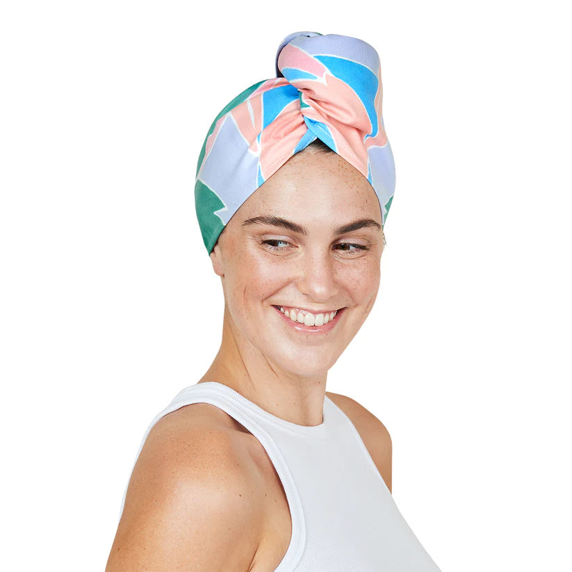 Quick Dry Hair Wrap - Rainforest Floor