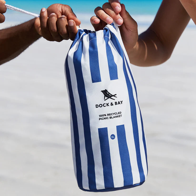 Dock & Bay Picnic Blanket XL - Whitsunday Blue
