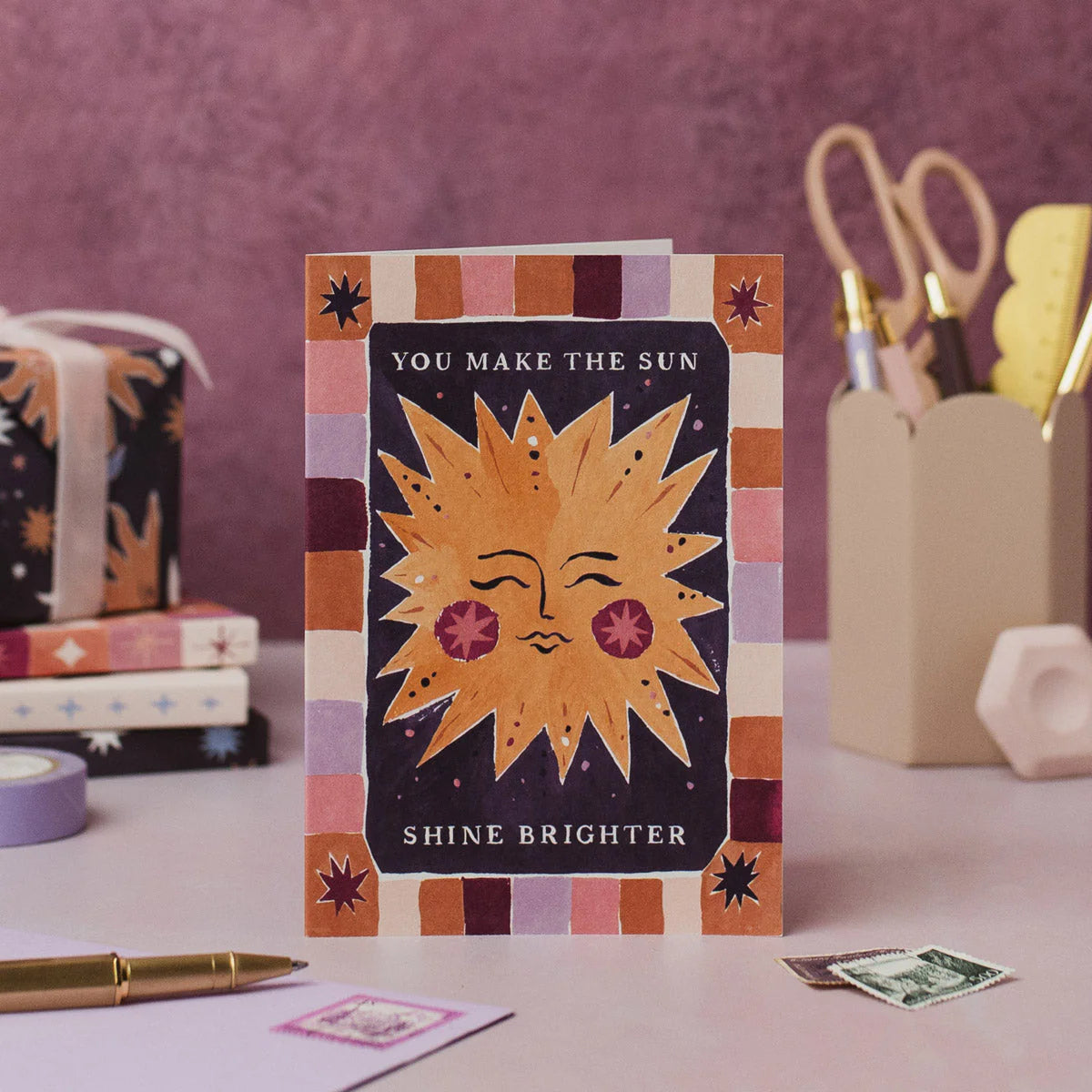 Sun Shine Brighter Card