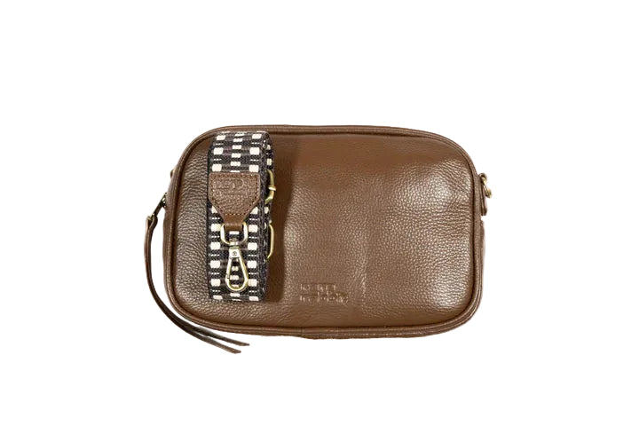 Rosie Cross Body Bag With 2 Straps - Chocolate