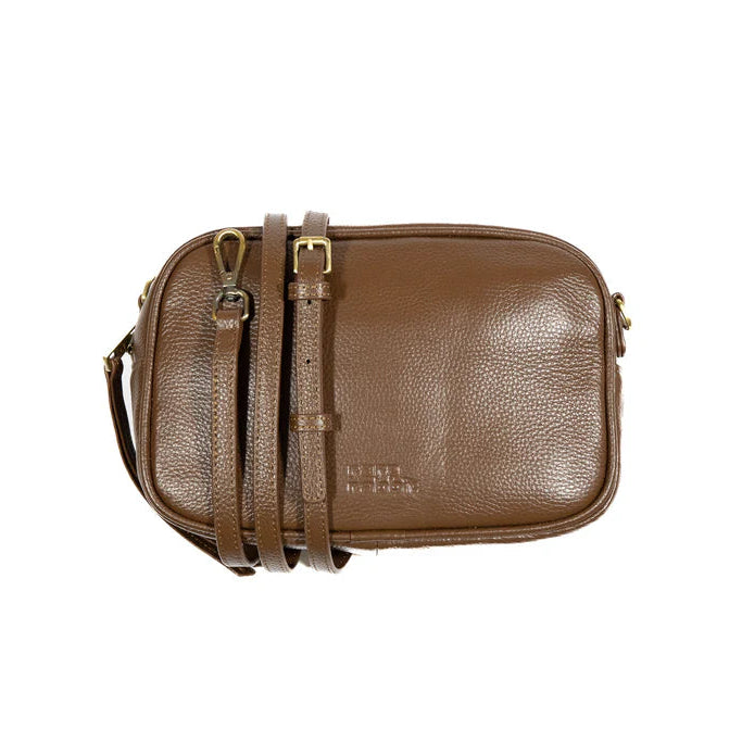 Rosie Cross Body Bag With 2 Straps - Chocolate