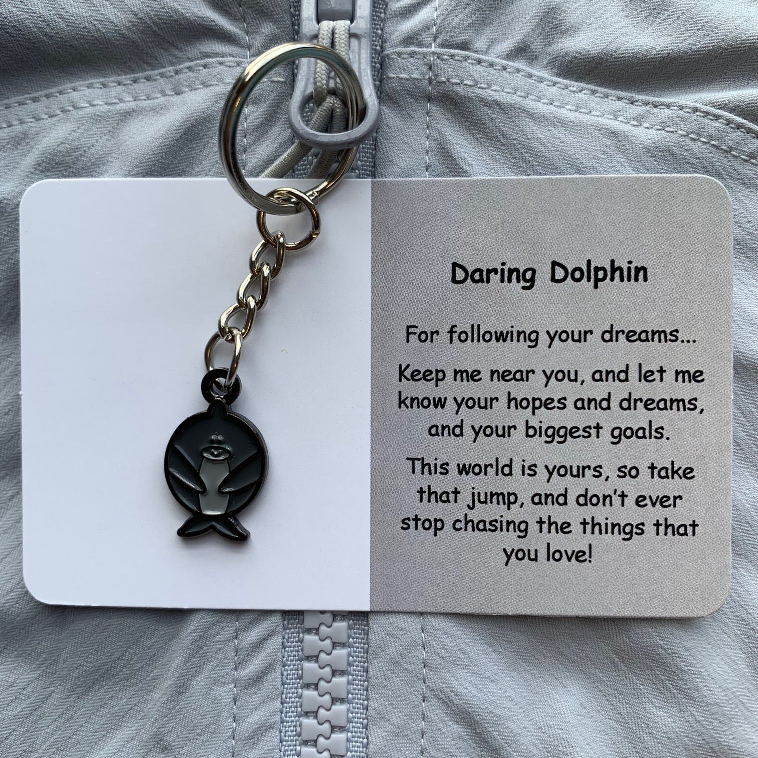 Little Joys Key Ring - Daring Dolphin – Wileaway