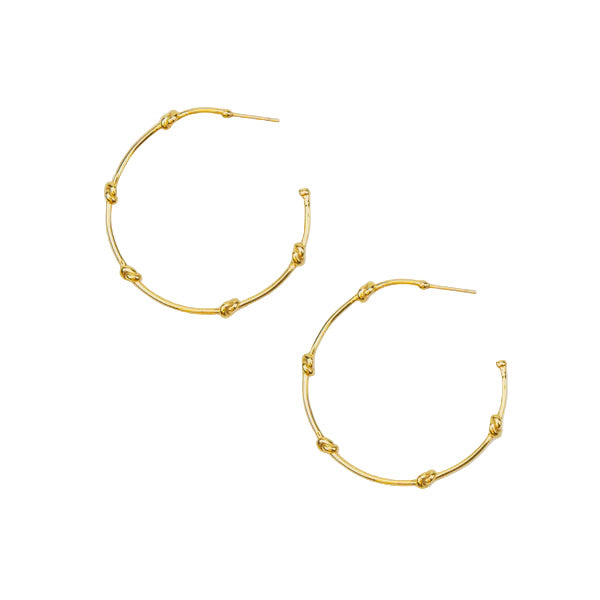 Eden Earrings - Knots Of Freedom Gold