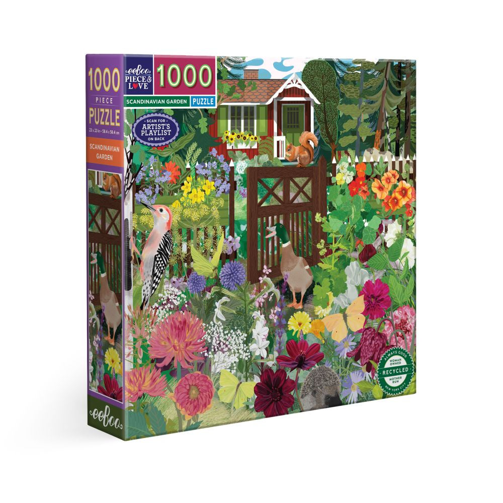 1000pc Puzzle - Scandinavian Garden