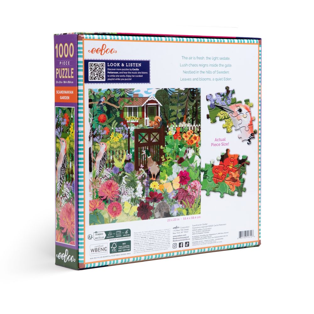 1000pc Puzzle - Scandinavian Garden